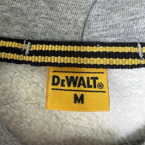 DeWALT Hoodie Mens Medium Gray Logan Heavy Duty Guaranteed Tough Pockets - Picture 5 of 12